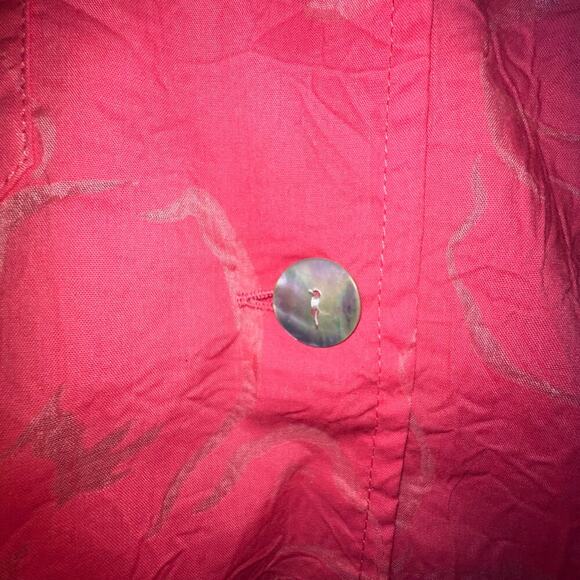 d & co Ladies iridescent microfiber oyster shell cottage core Y2K coral shacket - Picture 7 of 9
